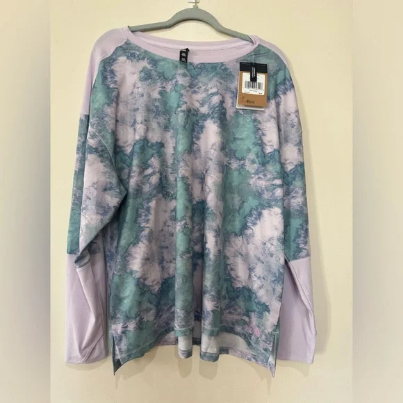 The North Face Print Dawndream Women’s Long Sleeve Atheletic Shirt plus 3X - Picture 5 of 16